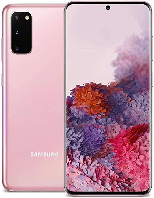 Amazon: Samsung S20 Cloud pink Verizon 128 GB (Renovado)