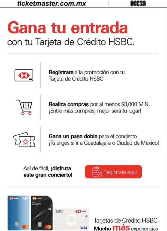 Café Tacuba o Maná gratis con HSBC