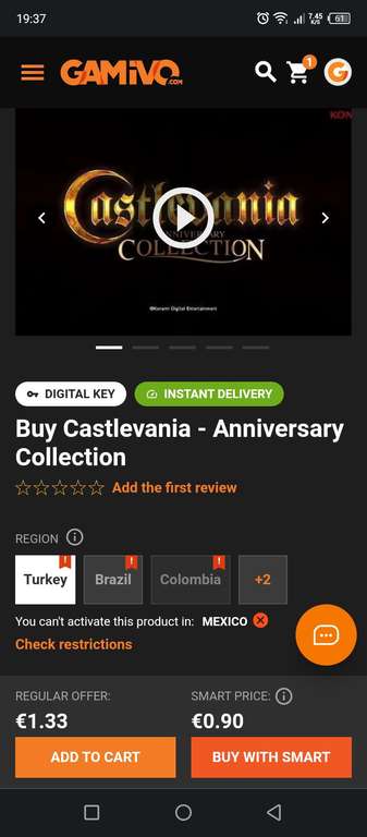 Gamivo: Castlevania collection