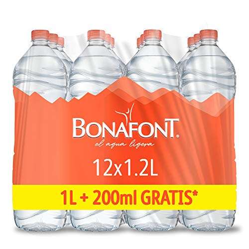 Amazon: Bonafont de 1.2 litros 12 pack con muy buen descuento