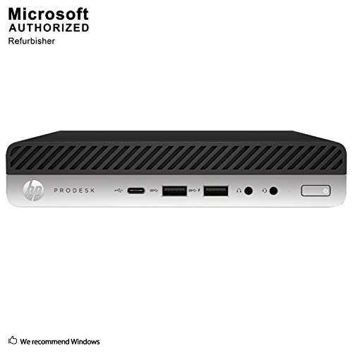 Amazon: HP ProDesk 600G3 Computadora de Escritorio Mini, Intel Quad Core i5-7500T hasta 3.7GHz, 16G DDR4(Reacondicionado)
