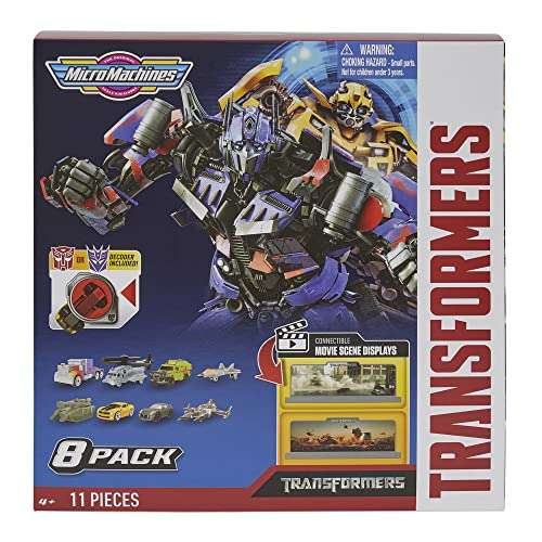 Amazon: Micro Machines Transformers 2007 Set – 8 vehículos Altamente detallados – Autobots – Decepticons – More Than Meets The Ey