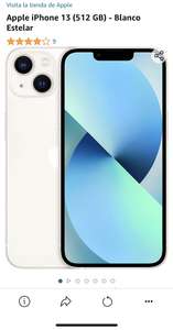 Amazon: Apple iPhone 13 (512 GB) - Blanco Estelar