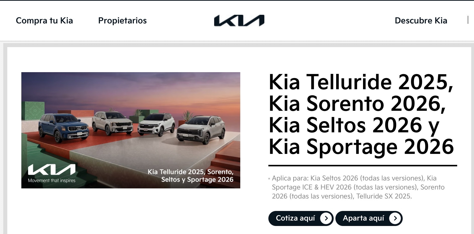 Kia: Camionetas kia 2026 hasta 48 msi