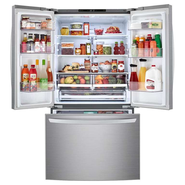 Elektra: Refrigerador LG 29 Pies French Door GM29BP Platinum Silver con Paypal + BBVA con hasta 18 MSI.