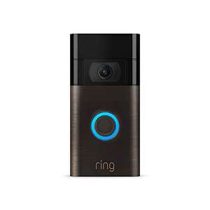 Amazon: Ring Video Doorbell – video HD 1080p, detección de movimiento mejorada y fácil instalación – Bronce veneciano