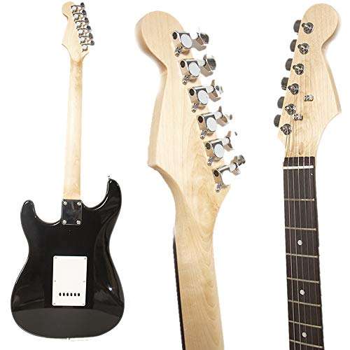 Amazon: Pro System Audiotek Guitarra Eléctrica Tipo Stratocaster con Amplificador y Accesorios