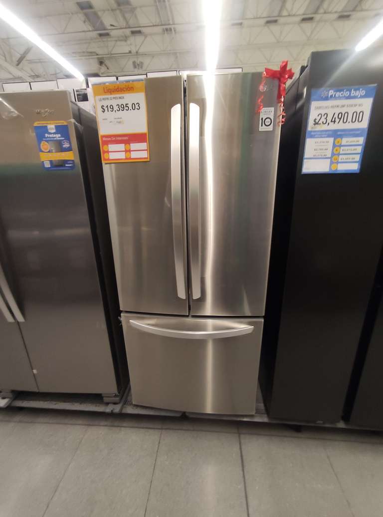 Walmart: Refrigerador LG 22 pies inox