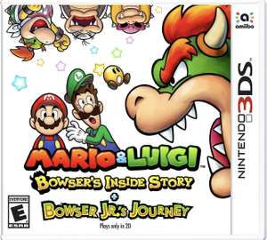 Amazon: Mario & Luigi: Bowser's Inside Story + Bowser Jr.'s Journey - Nintendo 3DS Standard Edition | Precio antes de pagar