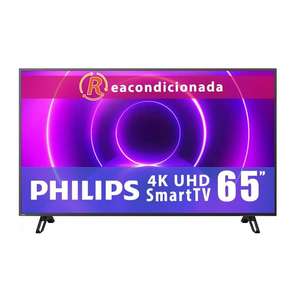 Walmart: TV Philips 65 Pulgadas 4K Ultra HD Smart TV LED BBVA 12 meses 12% de bonificación