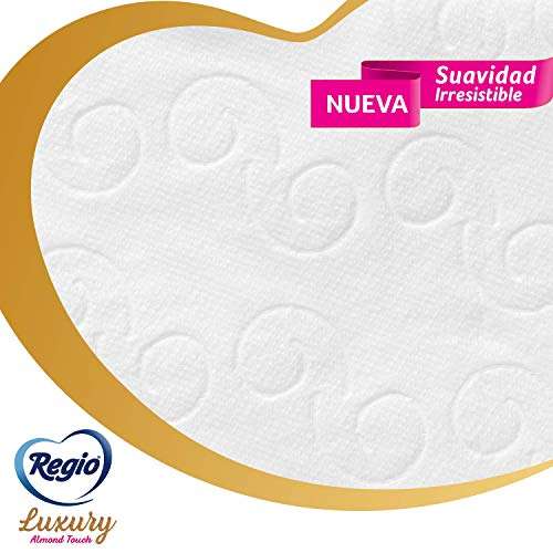 Amazon: Papel Higiénico Regio luxury almond touch.18 rollos (maximo 3 piezas) | Planea y Ahorra