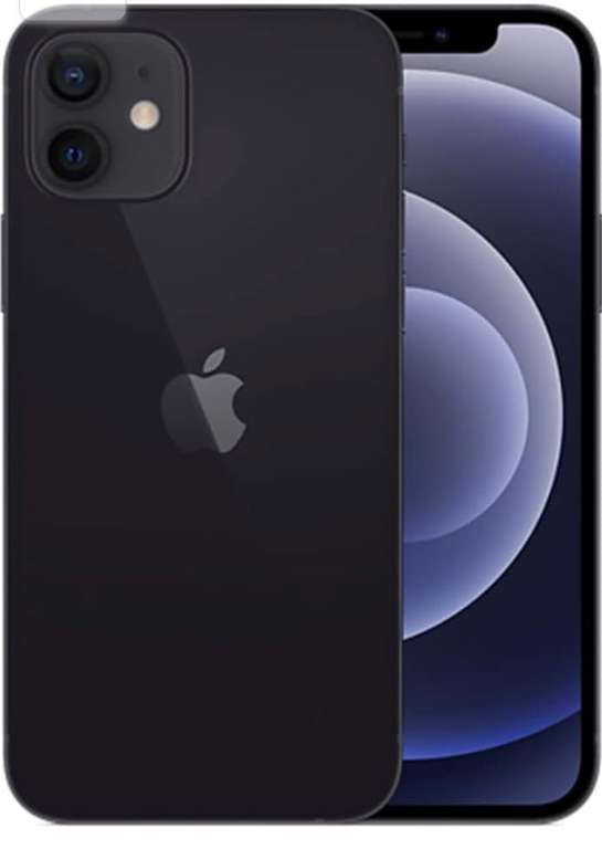 Amazon: Apple iPhone 12, 128 GB, Negro - Totalmente Desbloqueado (Reacondicionado Aceptable)