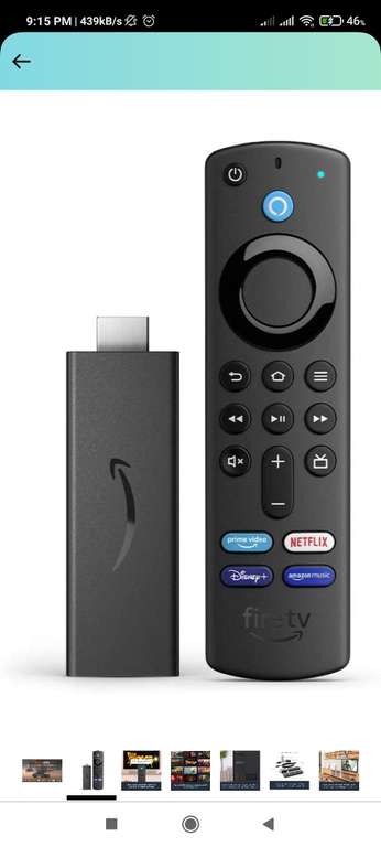 Amazon: Fire TV Stick HD con control remoto por voz Alexa (incluye control de TV)