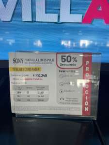Elektra: Pantalla Sony 65” 4K Modelo KD-65X75K | Veracruz