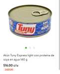 Despensa Bodega Aurrera: Atún Tuny express light 140 gr a 2 x $25