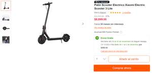 Linio: Patin Scooter Electrico Xiaomi Electric Scooter 3 Lite con paypal