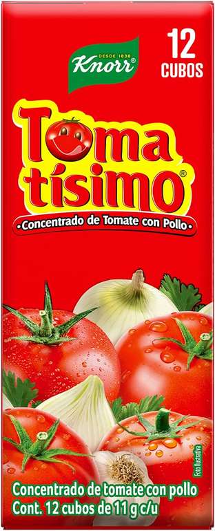 Amor: Knorr Tomatísimo Concentrado de Tomate de 12 cubos de 11 gr c/u | Planea y Ahorra