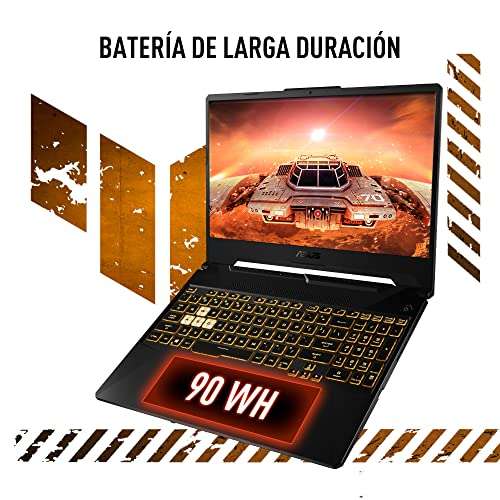 Amazon: Laptop Asus TUF / FA506IC-HN068W / 15.6" FHD/Ryzen 5 / RTX 3050 / 8GB de RAM / 512 SSD/Teclado en español (Garantía en México)