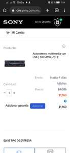 Sony Store: Autoestereo DSX-A110U