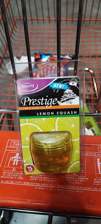 Chedraui: Aromatizante prestige lemon squash