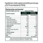 Amazon: Aceite de Soya Nutrioli Tripack 946 ml
