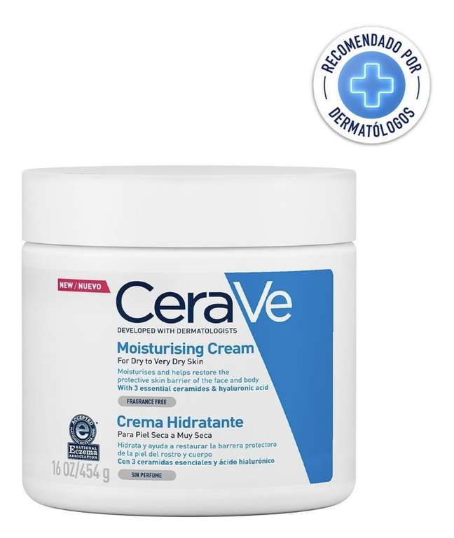 Mercado Libre: CeraVe Crema Hidratante con Ácido Hialurónico 454 gr