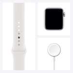 Amazon: (Reacondicionado) Apple Reloj Serie 6 (GPS, 40 mm) - Caja de Aluminio Plateado con Banda Deportiva Blanca