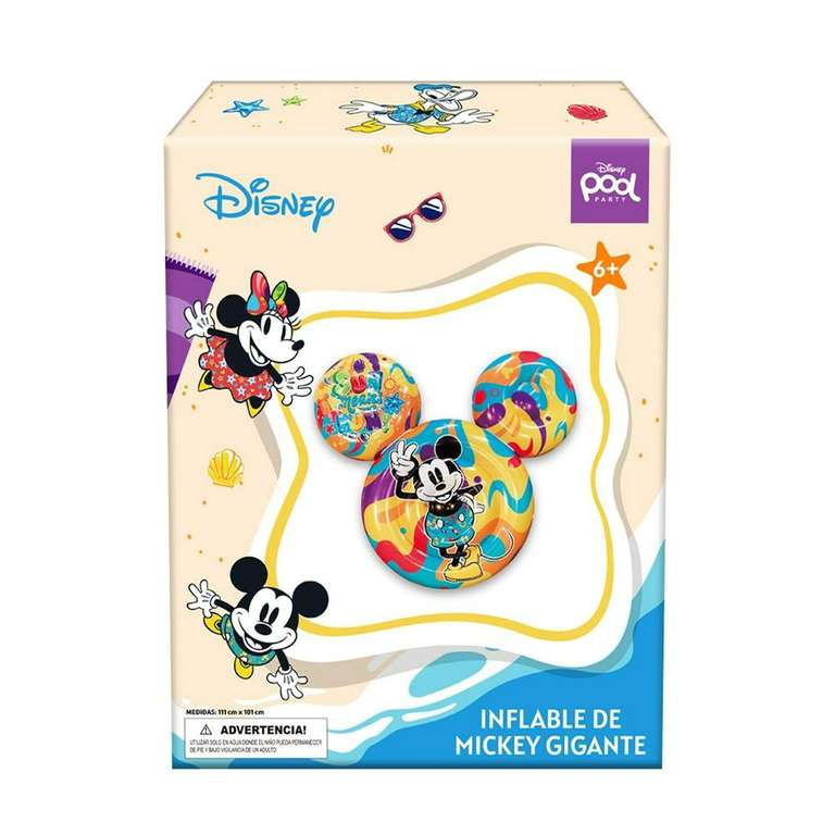 Walmart: Colchón inflable para alberca Disney Mickey (Pa las vaqueishon)