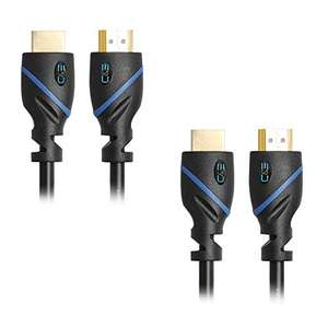 Amazon 2 Pack High Speed HDMI Cable Supports Ethernet, 3D and Audio Return [Newest Standard], 15 Feet