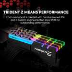 Amazon G.Skill MEMORIA RAM TRIDENTZ RGB DDR4 3600MHZ 16GB 2X8 F4-3600C18D-16GTZRX