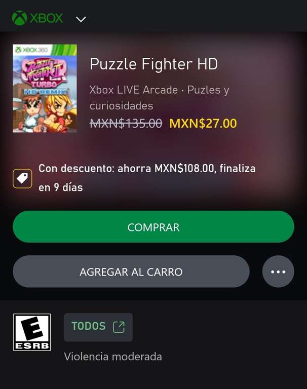 Xbox: Puzzle Fighter HD Xbox