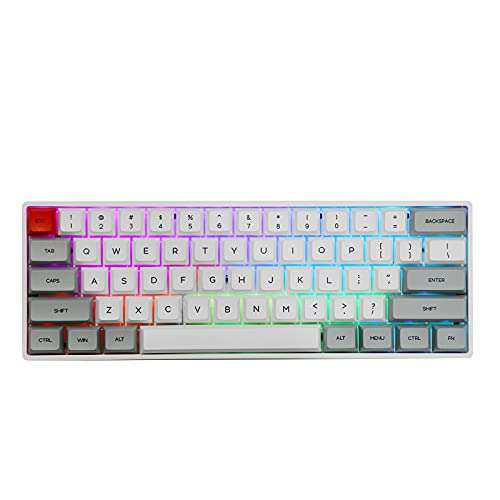 Amazon teclado Mechanical Keyboard with RGB Backlit, cupón de 45% de Descuento