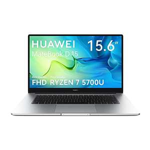 Amazon: HUAWEI MateBook D15 Ryzen 7 5700U 16GB + 512, 15.6 Pulgadas