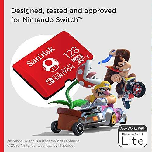 Amazon USA: SanDisk 128GB microSDXC UHS-I card for Nintendo Switch super precio!! (Válido el envío a Guadalajara)