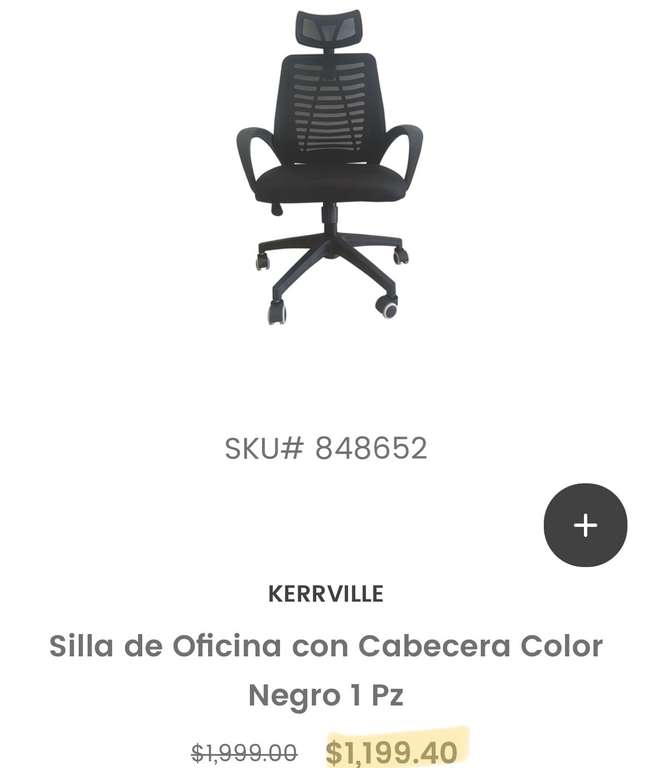 Recopilación: sillas de oficina con descuento app HEB