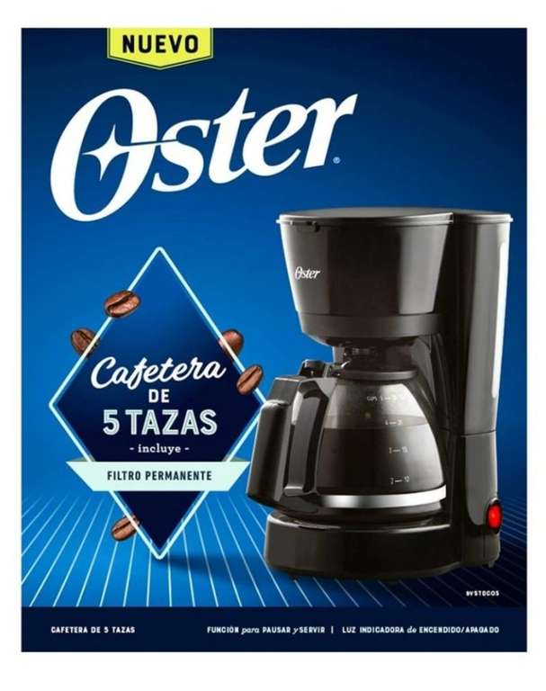 Walmart: Cafetera Oster 5 Tazas