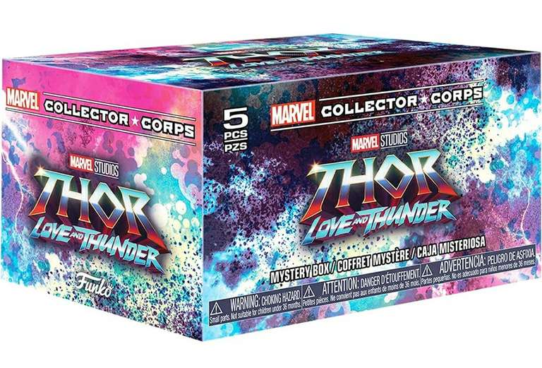 Amazon: Caja Funko Marvel Collector Corps "Thor Love and Thunder" Playera talla L