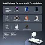 Amazon: UGREEN Cargador Inalámbrico MagSafe 25W 3-en-1 MFi-Certificado