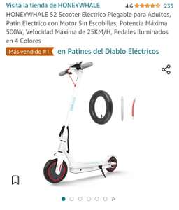 Amazon: scooter eléctrico honewhale