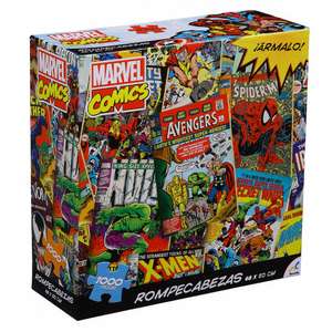Amazon: Novelty, Rompecabezas de Colección Marvel Comics, 1000 Piezas