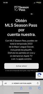 MLS Season Pass , Gratis x Total Play
