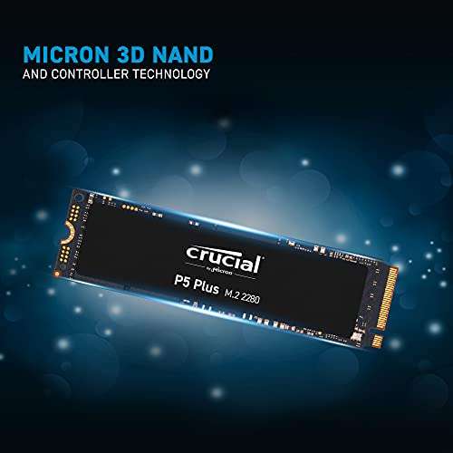 Amazon: Crucial P5 Plus - SSD 1TB PCIe 4.0 6,600MB/s con TDC Banorte