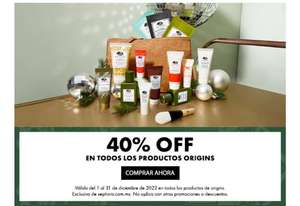 Sephora 40% OFF Productos Skincare Origins
