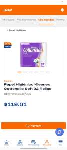 Chedraui: Papel higiénico Kleenex 32 Rollos 180 hojas | leer descripción