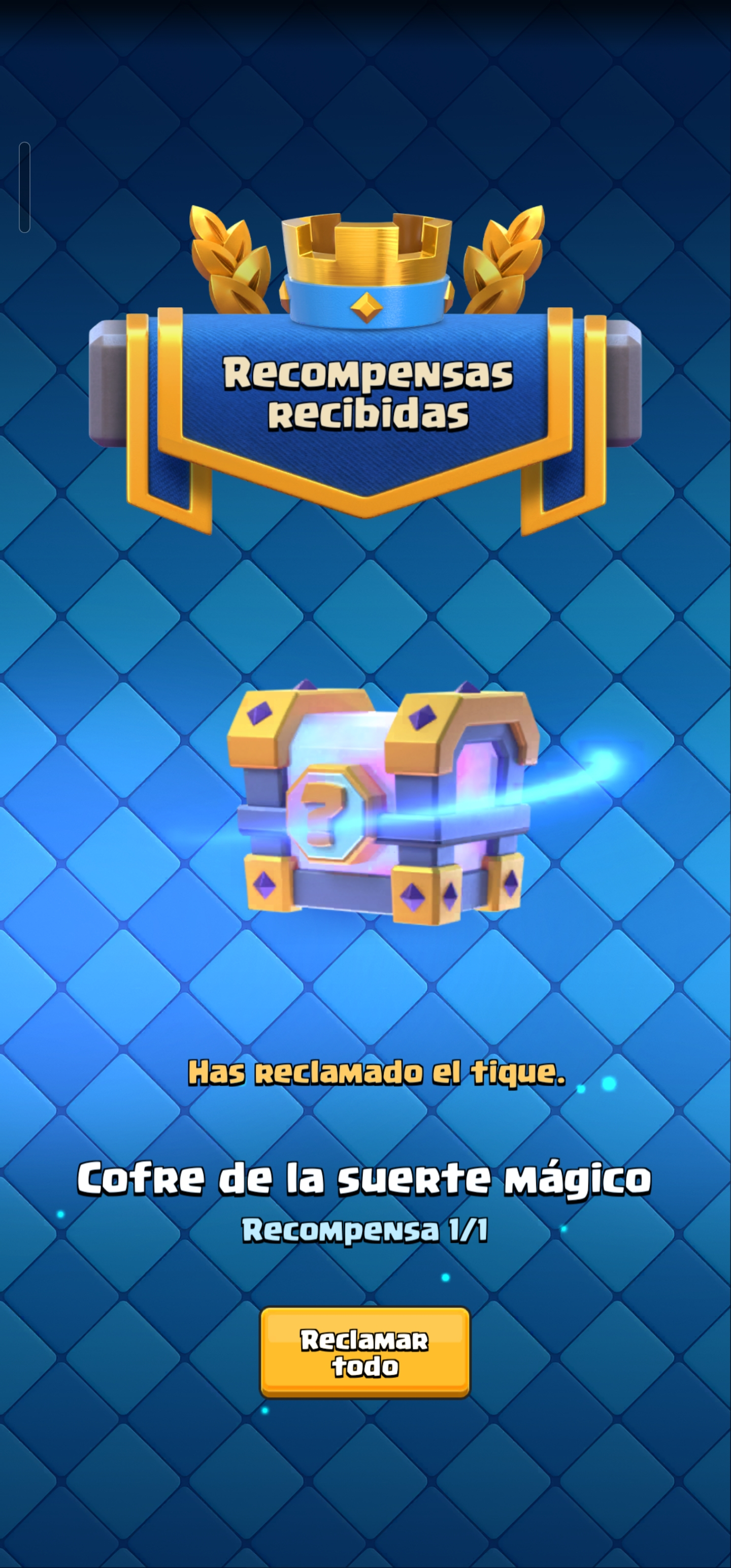 Clash Royale: Cofre de la suerte Mágico Gratis