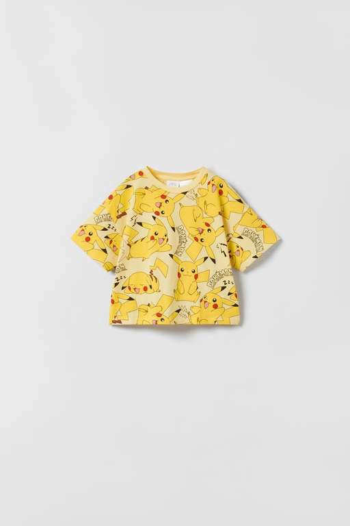Zara: Pokémon Camisas para Niños al 50% de descuento