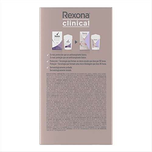 Amazon: Rexona Clinical Extra Dry Desodorante Antitranspirante para Mujer en Crema