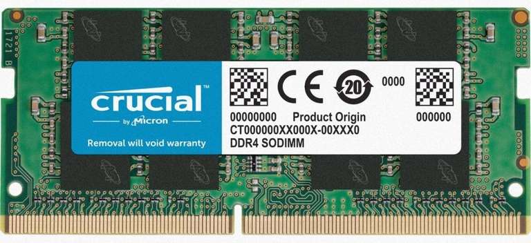 Amazon: Crucial Memoria RAM de 8GB DDR4 3200MHz CL22