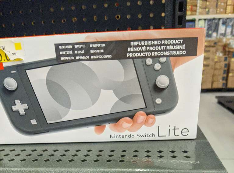 Nintendo switch Lite gris refurbished - bodega Aurrera
