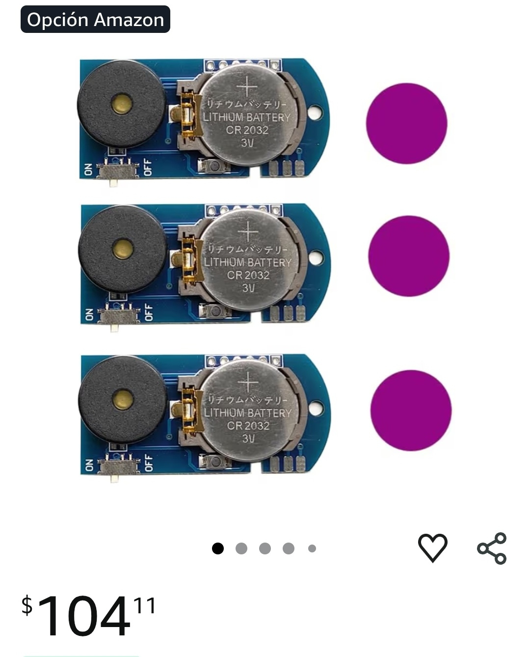 Amazon: Broma Divertido Dispositivo de Ruido de Grillos PAQUETE DE 3